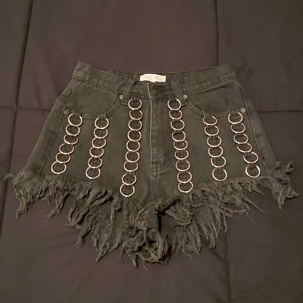 ⛓ O-Ring Punk Jean Shorts ⛓
